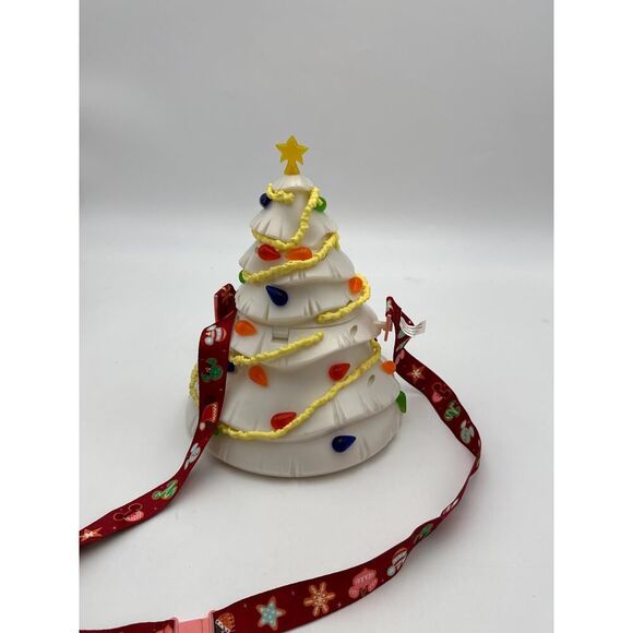 Disney Parks White Christmas Tree Light-UP Popcorn Bucket Mickey 2020 - Picture 4 of 9